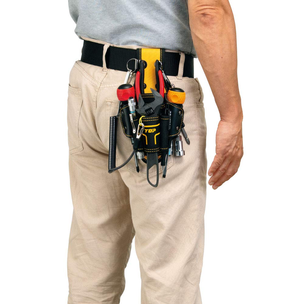 TOP 7-Tool Holder with Carabiner and D-Ring TPP-701