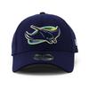 [New Era] Cap 39THIRTY Tampa Bay Rays MLB TEAM CLASSIC ALT FLEX FIT CAP TAMPA BAY RAYS Navy Hat Stretch Fit Major League 3930 Sz LXL [Used]