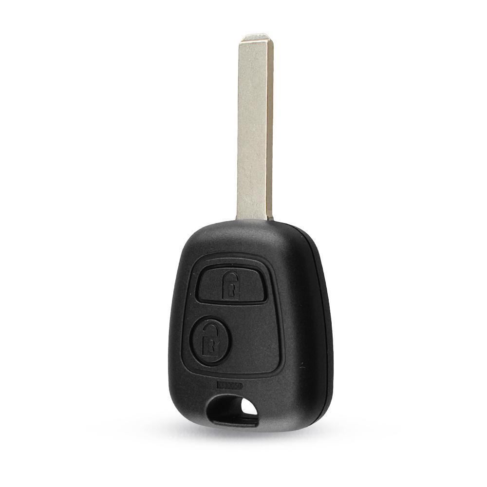 Car Key Shell For Peugeot 307 107 207 407 For Citroen C2 C3 Xsara Remote 2 Button Key Case Blank Cover Hu83/Va2 Blade