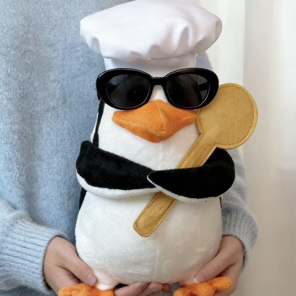 Креативная абстрактная плюшевая кукла-пингвин в подарок 32 cm