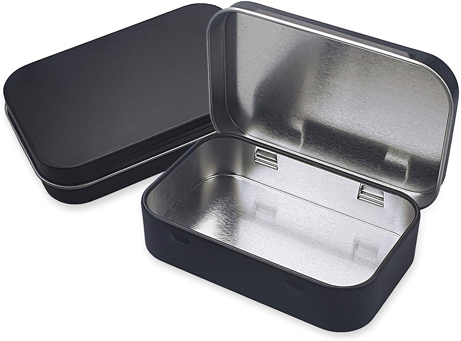 

Condom Medicine Pill Tin Parts Metal Storage Small Item Miscellaneous Goods Rectangular Set of 2 Case, Case, Case, Can, Box, Case, Storage, Container,