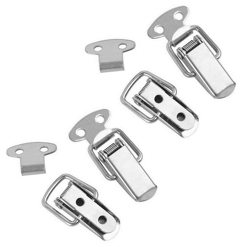 4Pcs Duck-Mouth Buckle Mini Lock Gift Suitcase Case Buckles Toggle Hasp Latch
