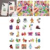 50pcs Adhesive Waterproof Reusable Stickers Decorate Cases More!