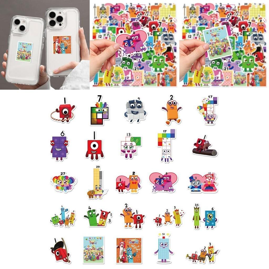 50pcs Adhesive Waterproof Reusable Stickers Decorate Cases More!
