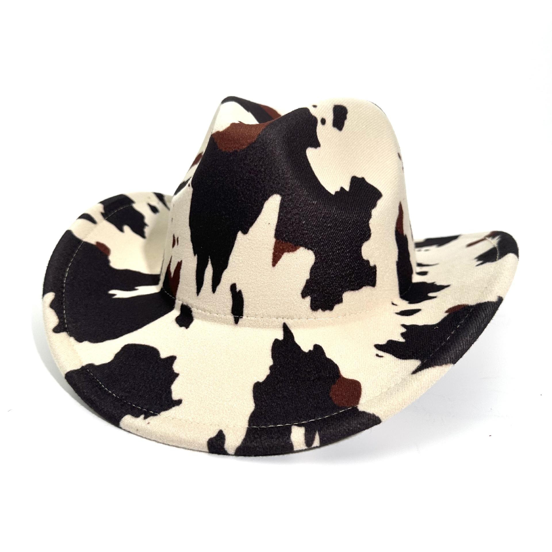 

Cow Wind Western Cowboy Hat Peach Heart Top Sun Protection Visor Hat Retro Top Hat Mountaineering Knight Hat M（56-58cm）