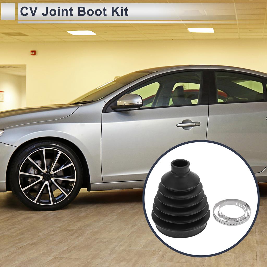 X Autohaux No.30759413 Outer CV Joint Boot Kit with Clamps for Volvo S60 2011-2016 for Volvo S80 2007-2015 for Volvo V70 2008