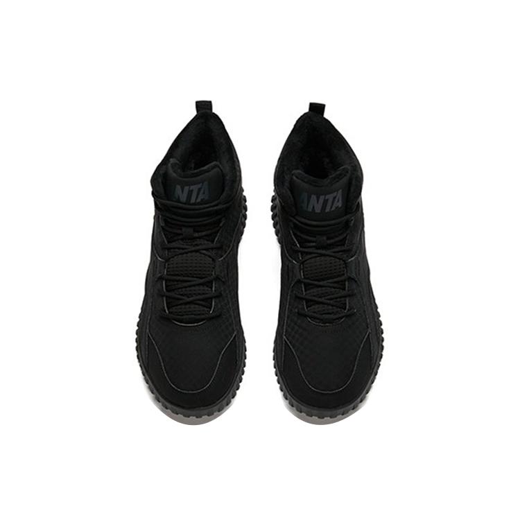 New Anta Life Collection Mid Top Sports Casual Shoes Men's Black 112148903-2