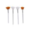 1Pcs Practical Facial Brushes Fan Makeup Brushes Soft Portable Mask Brushes Cosmetic Tools For Women Ladies Girls