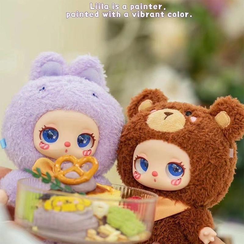

Liila Zoo Series V2 Liila Lucky Cat плюшевая слепая коробка Kawaii виниловая кукла модель подвесная подвеска игрушка-сюрприз подарок на Рождество день рождения 1pc