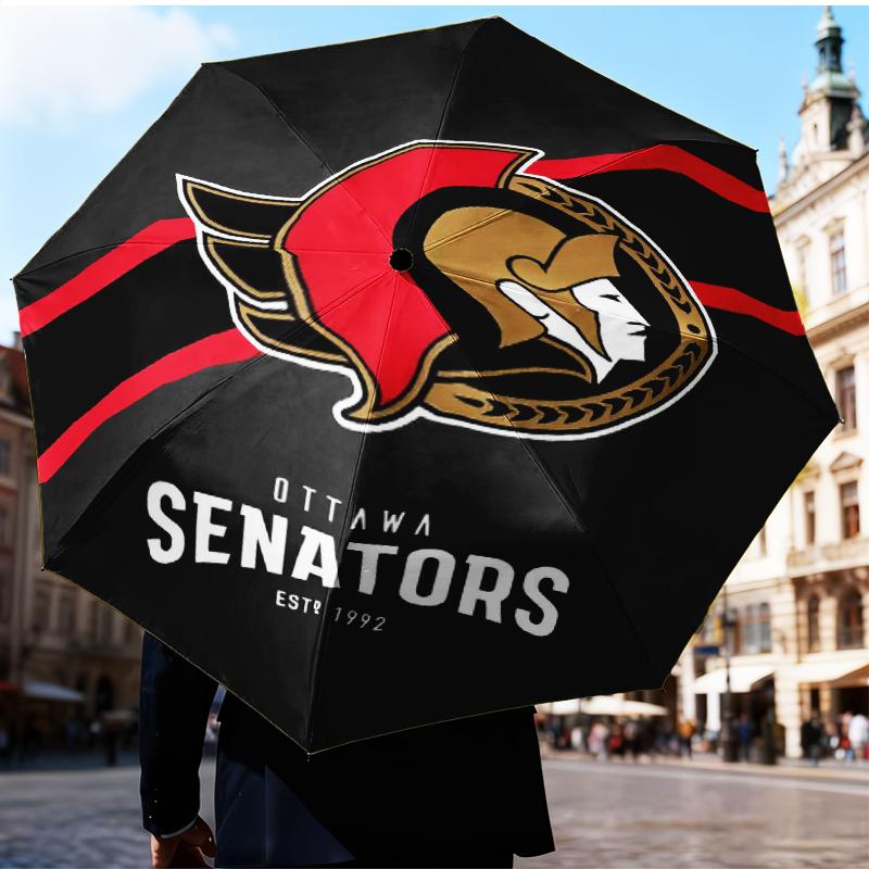 Senators Heritage Umbrella Folding umbrella, automatic umbrella 8-Frame for Travel, camping Use Gift for Halloween Christmas