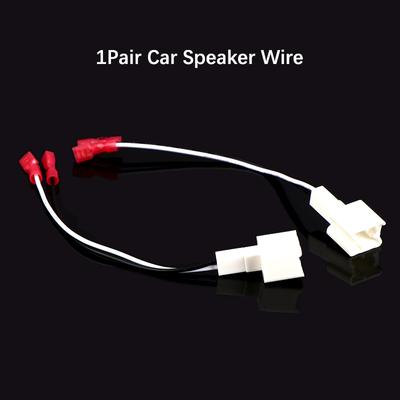 1 Par Tweeter de Coche Salpicadero Altavoz Delantero Adaptador de Cable con Conector de Arnés de Cableado para Serie Nissan Renault Altavoz