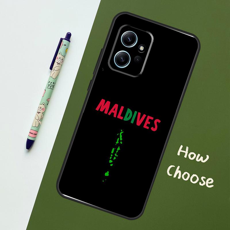 Maldives Passport For Xiaomi Redmi Note 12S 11S 10S 9S Note 12 8 9 10 11 Pro Phone Case For Redmi 12 9 C 10C