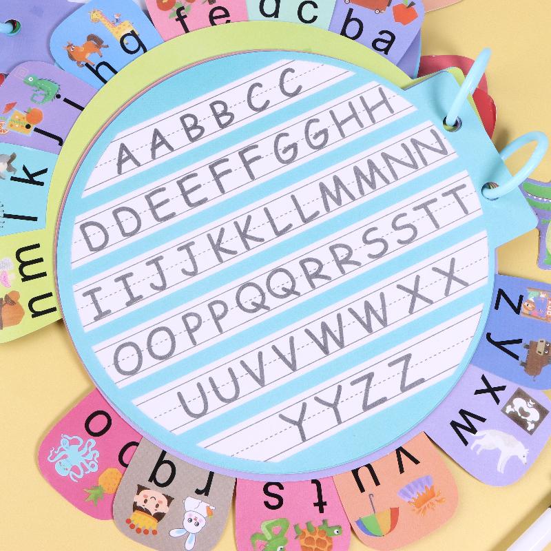 Busy Book Quiet Book Activity Book Alphabet Sticker Book For Children Brain Training Book Quiet Book Letter Awareness