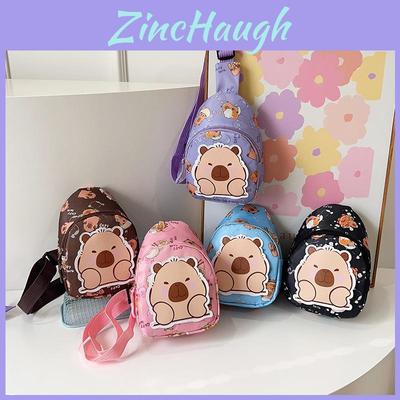 Adorable Children's Chest Bag With Cartoon Capybara Design Perfect For Preschoolers And Toddlers