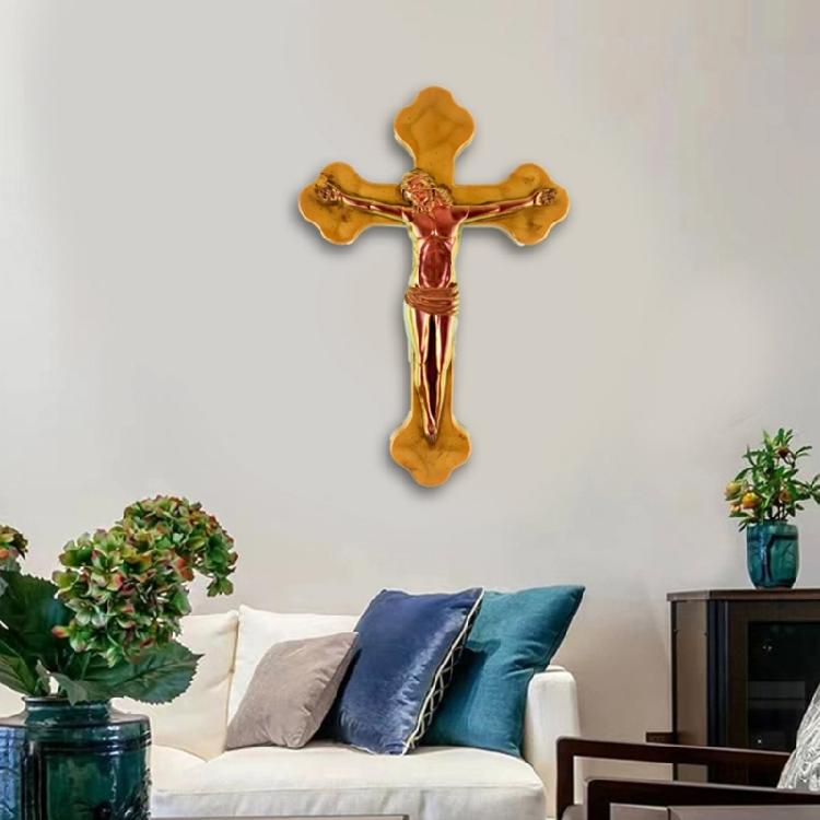 Stereo Cross Epoxy Casting Mould for Wall Hanging Mount Decor DIY Crafts