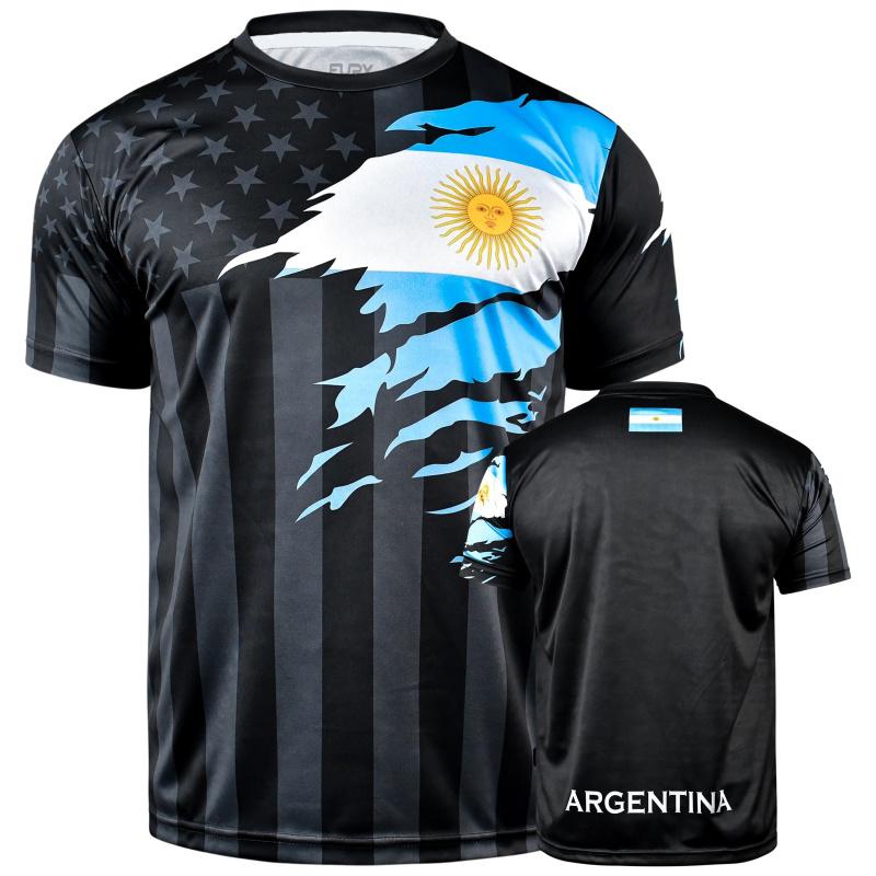 3D Print Colombia Haiti T-Shirt For Men Brazil Argentina Pattern Short Sleeve Tees Fashion Casual Round Neck T Shirts Sport Tops