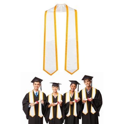 Estola de formatura clássica Faixa de cetim para faculdade Faixa de formatura da igreja para graduados Faixa de honra acadêmica para cerimônia