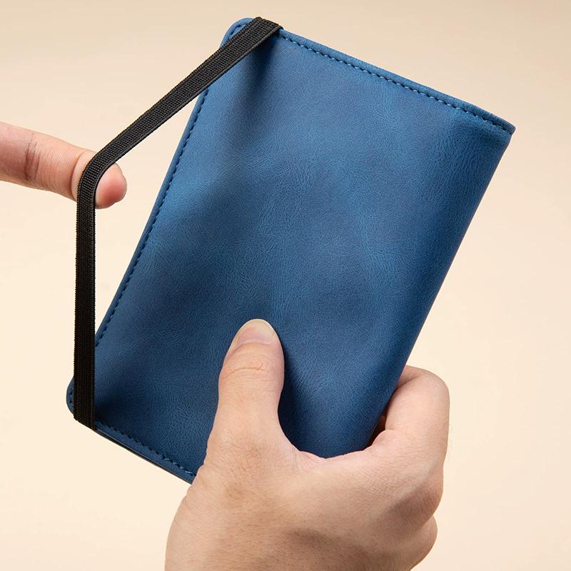 Men Women Travel Passport Holder Cover Case RFID PU Leather Credit ID Card Holder Case Ticket Protective Wallet