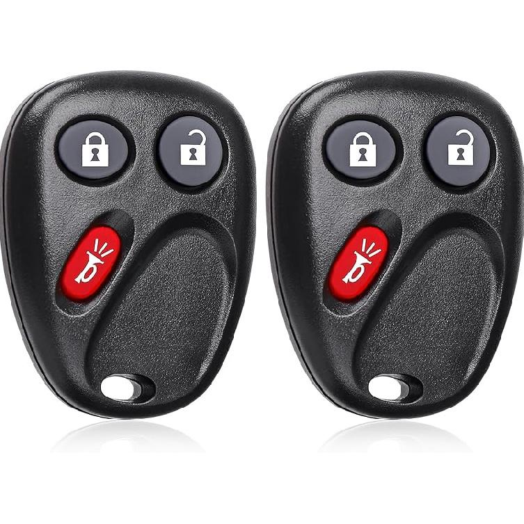 2-Pack Key Fob Replacement for Chevy Silverado 1500 2500 3500,Traverse Tahoe Equinox Suburban,GMC Acadia Savana Sierra Yukon, Buick Enclave, Saturn