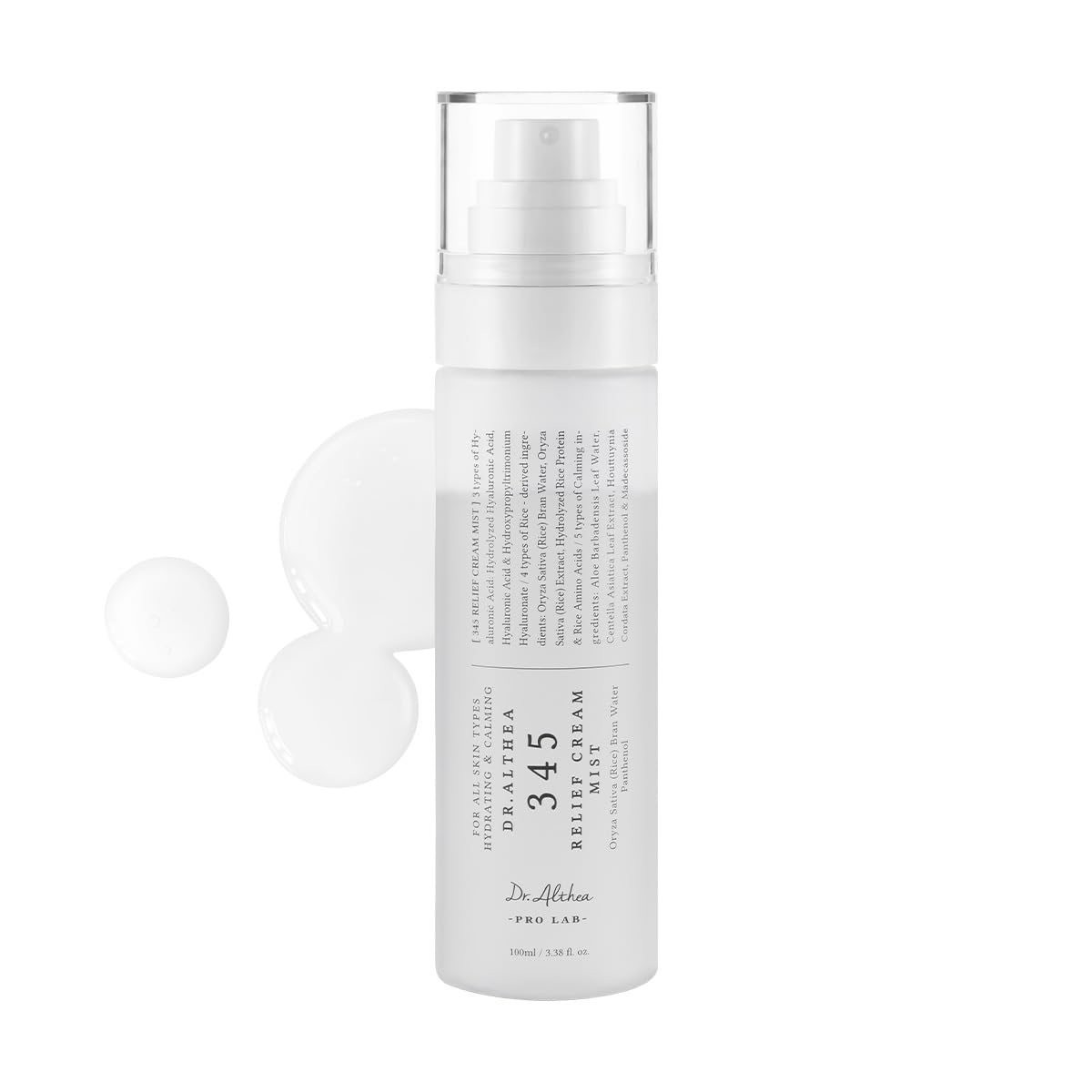 Dr. Althea 345 Relief Cream Mist 100ml - Soothing, troubled skin, moisturizing cream mist, skincare, Korean cosmetics