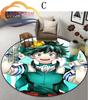 Cartoon My Hero Academia patternCarpet Round Carpet Home Decor Anti-slip  Area Rug {Customize Your Picture}