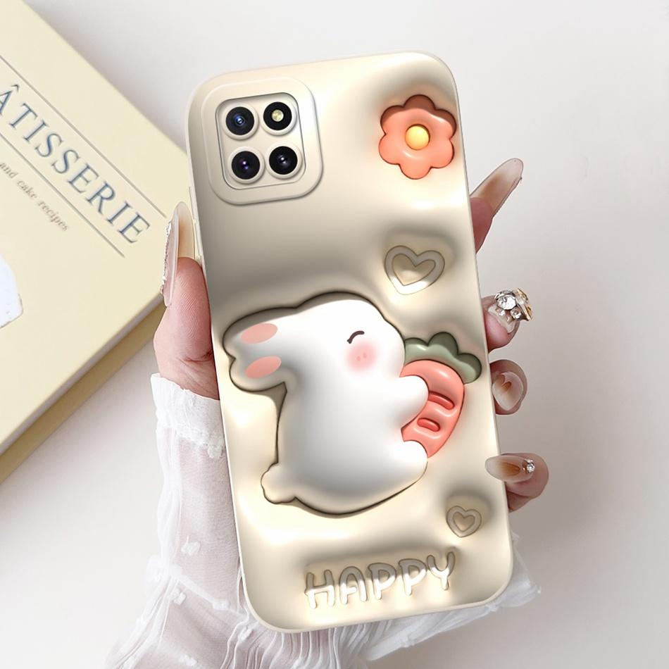 For Samsung Galaxy Note 10 Lite A81 SM-N770F Cute Panda Rabbit Cartoon Soft Silicon Case For Samsung Note10 Lite Shockproof Case