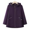 Plus Size 200 Jin Windbreaker Jacket for Middle-Aged Women - Stylish Spring & Autumn Outerwear for Moms & Grandmas