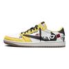 Travis Scott x Jordan Air Jordan 1 Travis Scott X AJ1 Low Závodní dráha Nízké Vintage Basketbalové boty Unisex DZ4137-700(Tým1282-)