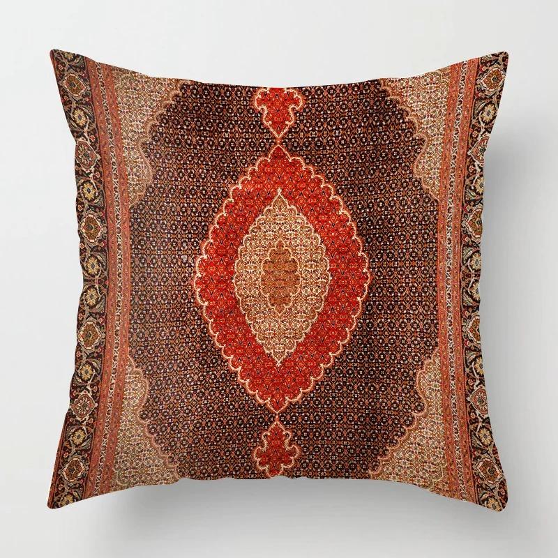 Moroccan Style Pillowcases with Complicated Patterns, Living Room Sofa Cushion Covers, Home Pillowcase Decoration