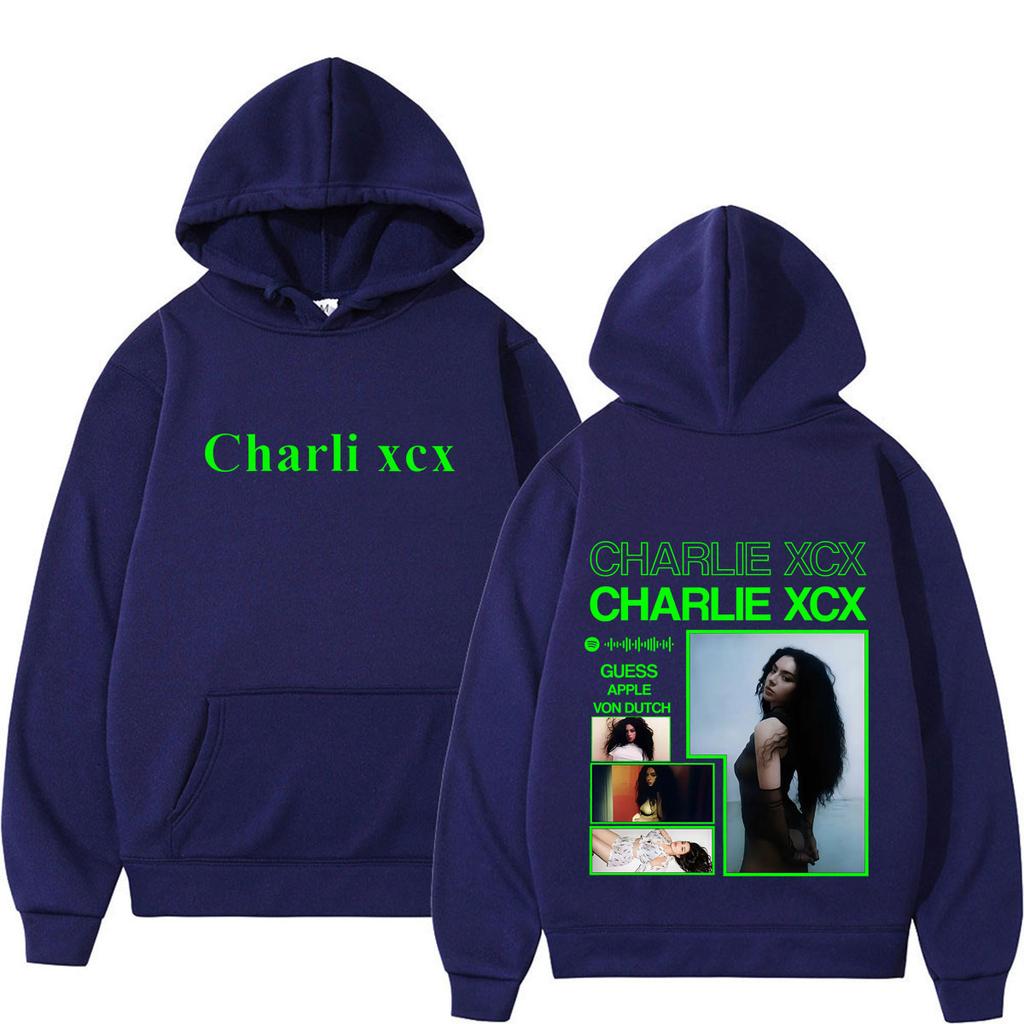 CHARLI XCX Album Tour 2026 Print Hoodie Men Women Vintage Fashion Sweatshirt Long Sleeves Casual Loose Pullover Streetwear Tops