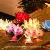 3D Twisted Stick Lotus Flower Lantern Glowing Handheld Lantern  Mid-Autumn Festival