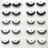 Clear Band Eyelashes Natural Fluffy 3D Mink Lashes D Curl  Volume Wispy False Eyelashes With Clear Band Soft  Reusable Lashes