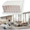 Duct Air Outlet Air Outlet Reliable Spring-less White Exterior Wall Exhaust Outlet Multifunction Rainproof New
