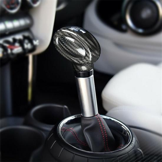 Real Carbon Fiber Car Gear Shift Knob Cover For Mini Cooper F54 F55 F56 F57 F60