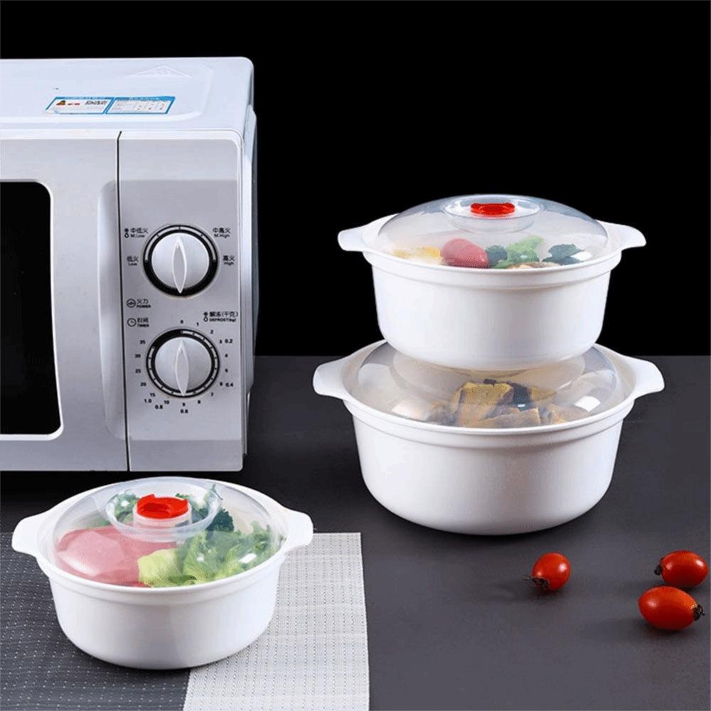 Steamed Bun Plastic Kitchen Tool Fresh Keeping Box Lunch Box Steamer Box Microwave Heating Box