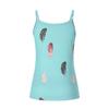 IHUASU  Summer Women's Casual Round-neck Printed Halter Top