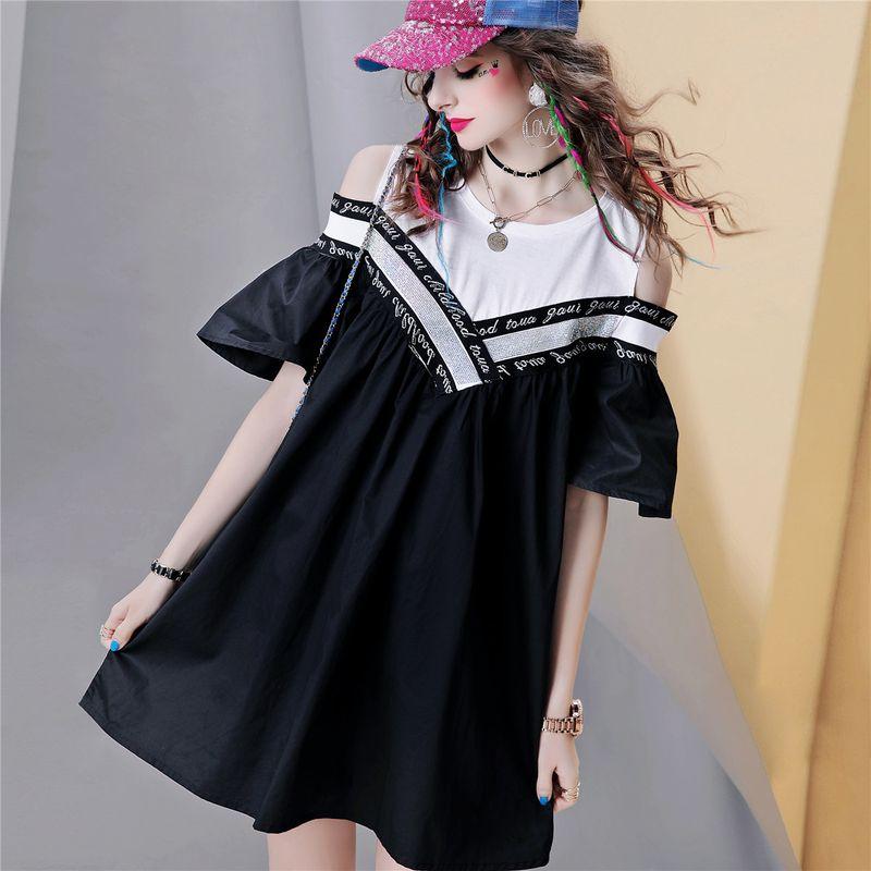 

European Station Slim Looking Women s plus Size Dress