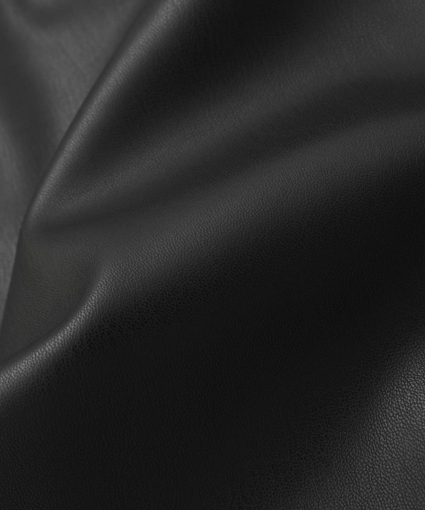 COVERNAT WOMAN Synthetic Leather Wrap Skirt Black