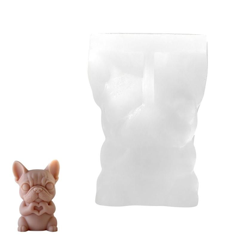 

Lovely Dog Designs Silicone Candle Mould for Personalize Home Decoration and Craft Projects Easy to Use Cleaning
