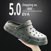 Eva Men's Summer Outdoor Height-Boosting Non-Slip Soft Sole Dual-Purpose Driving Sandals