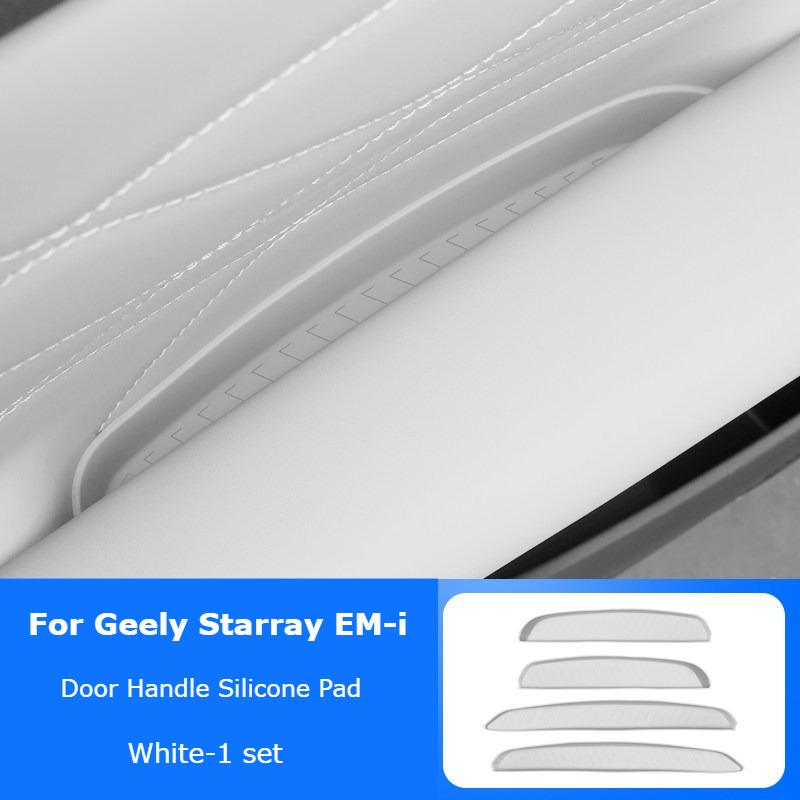 For Geely Starray EM-i Galaxy Starship 7 2025 2026 TPE Door Storage Box Mat Door Pocket Liner Pad Anti-Slip Interior Accessorie