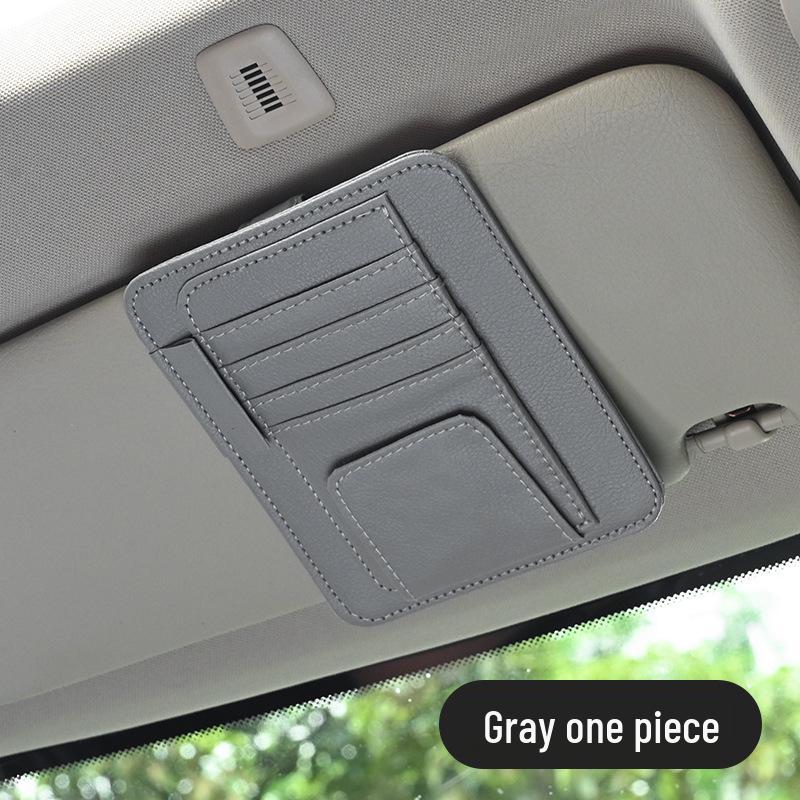Car Sun Visor Multifunctional Document and Glasses Clip Holder