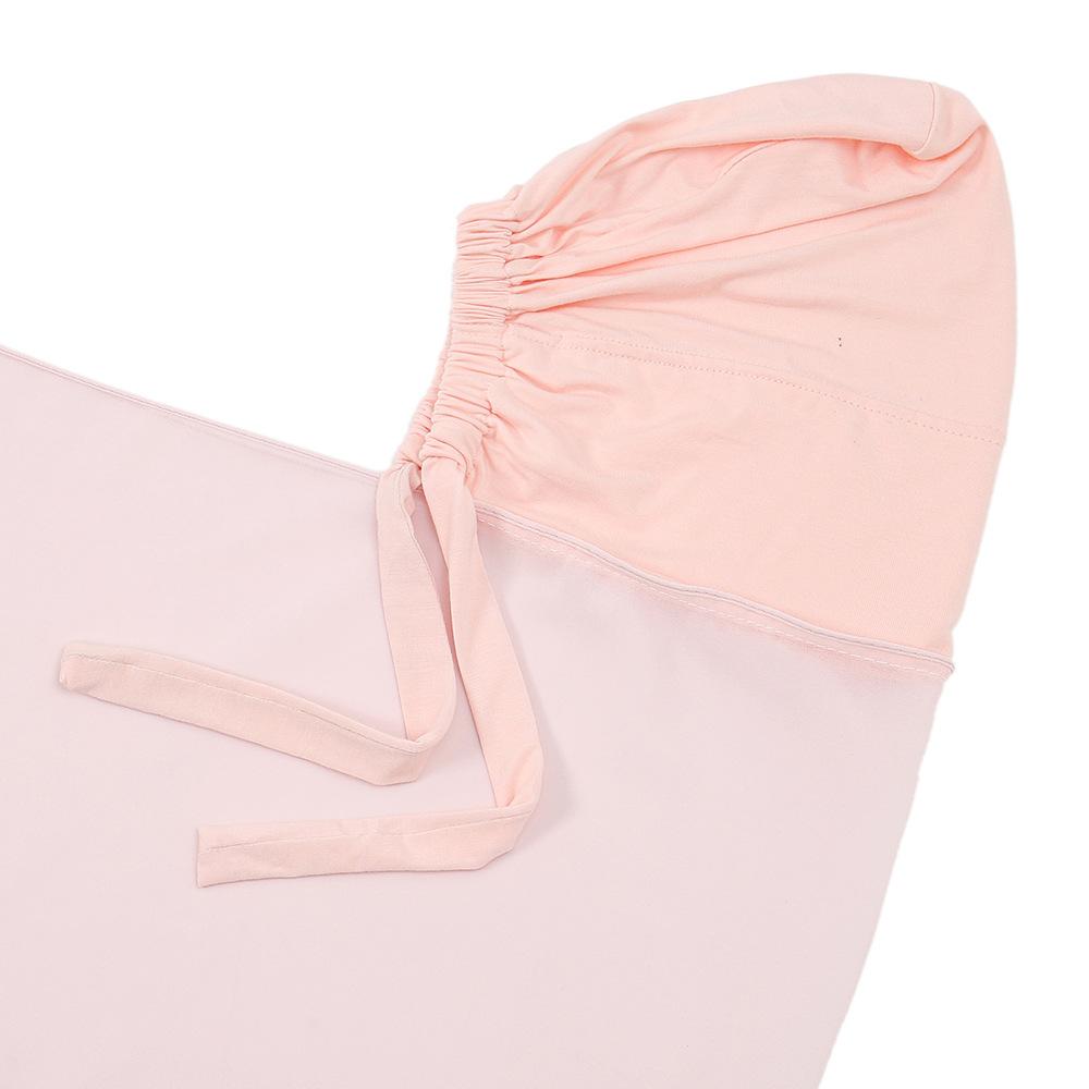 Bubblig Tung Chiffong Hijab Med Hätta Elastisk Snöre Fri Användning Stil Hijabs Enfärgad Sjal För Muslimer Håltagningfri Turban