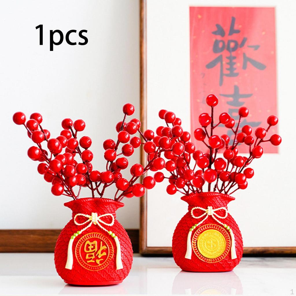 Decorative Vase In Money Pouch Desktop Ornament for Kitchen Wedding