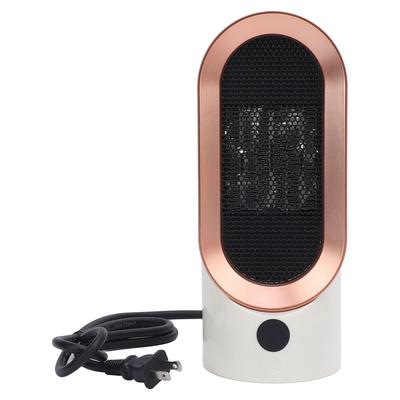 Space Heater 800W PTC Ceramic Fast Heating Quiet Portable Electric Desktop Heater for Bedroom