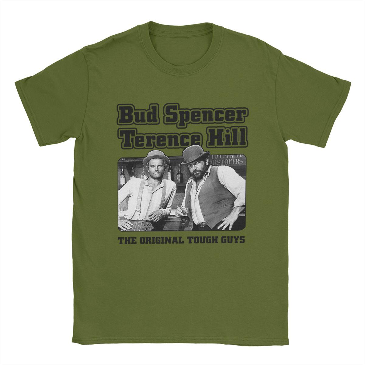 

Humorous Bud Spencer Und Terence Hill T-Shirts for Men Round Collar Cotton T Shirts Short Sleeve Tee Shirt Plus Size Clothes XL