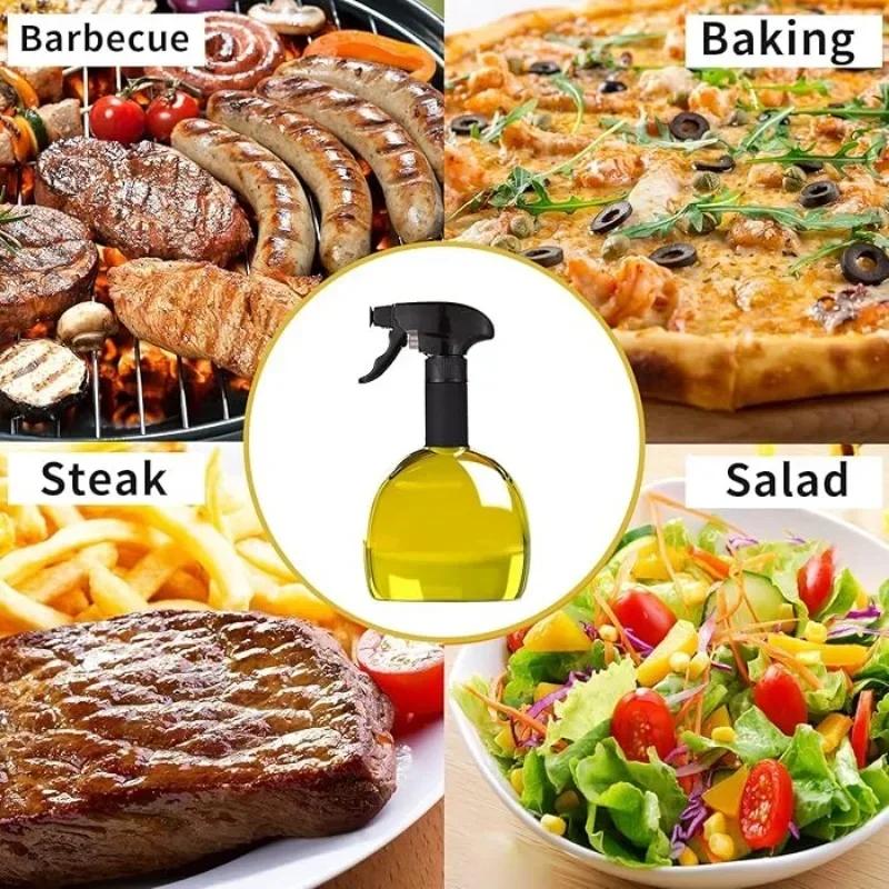 Olive Oil Sprayer for Cooking BBQ and Grilling Refillable Spray Bottle for Kitchen Baking Salad Frying Non-Aerosol Oil Dispenser
