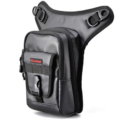 Henly Begins Daytona Motorcycle Leg Bag Tarpaulin Can Hold PET Bottle 3 Chamber Structure Holster Bag 3 Black 98660 1.5L DH-730
