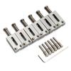 Musiclily Ultra 10.8mm Brass Bridge Saddles for Strat/Telecaster Electric Guitars, Chrome (Set of 6)