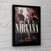 Nirvana Gruppe Gerahmtes Poster